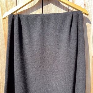 ST. JOHN BASICS knit pencil skirt - black (size 12)